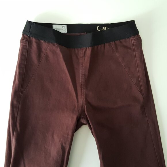 Gap Pull On Burgundy High Rise Jeggings 1969 Resolution - Picture 3 of 8